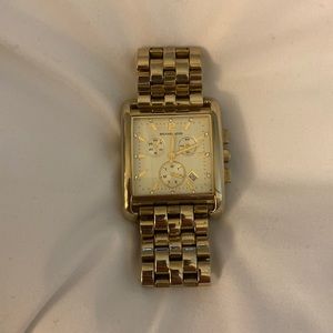 Michael Kors Gold Square Watch